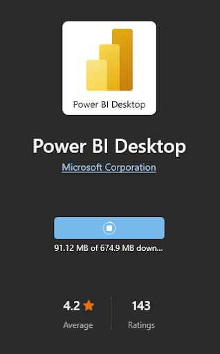 install powerbi desktop 